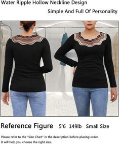 img 1 attached to 👚 Tops Sleeve Turtlenecks Cotton Clothes: Perfect Women's Clothing for Comfort and Style