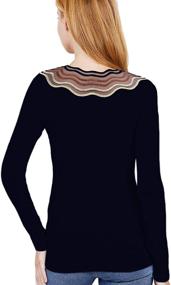img 3 attached to 👚 Tops Sleeve Turtlenecks Cotton Clothes: Perfect Women's Clothing for Comfort and Style