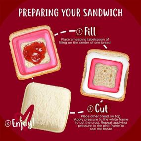 Sandwich Cutter And Sealer Set, For Diy Crust-free Pocket Sandwich