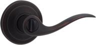 🔒 enhanced kwikset tustin bed/bath lever with microban antimicrobial protection - venetian bronze finish логотип