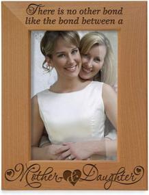 img 4 attached to 👩 KATE POSH Engraved Wood Picture Frame: Celebrate the Unbreakable Bond of Mother & Daughter (4" x 6" Vertical)