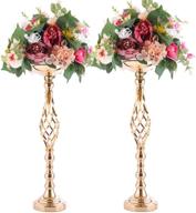 seo-optimized product names: reception table wedding centerpieces, candleholder stands with 🌸 a twist, vases for wedding flower arrangements, metal wedding road-leading home decor centerpieces logo