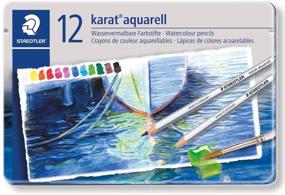 img 4 attached to 🎨 Карандаши Акварельные Staedtler Karat Premium, 12 цветовых оттенков для улучшенного SEO