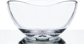 img 1 attached to 🍽️ Enhance Your Dining Experience with Clear Glass Wavy Mini Bowls