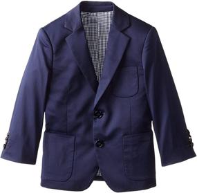 img 2 attached to Isaac Mizrahi Little Cotton Blazer Boys' Clothing and Suits & Sport Coats