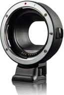 📷 viltrox ef-eos m electronic af adapter: seamless auto focus lens mount for canon ef/ef-s to eos-m mirrorless camera m1 m2 m3 m5 m6 m10 m50 m100 logo