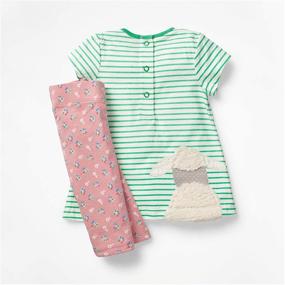 img 2 attached to Infant Girls Short Cartoon Pajamas Apparel & Accessories Baby Boys