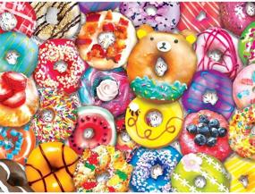 img 4 attached to 🍩 TWBB 5D DIY Diamond Painting Kit: Colorful Doughnut Pattern, Full Drill Embroidery for Adults & Kids - 12"x16