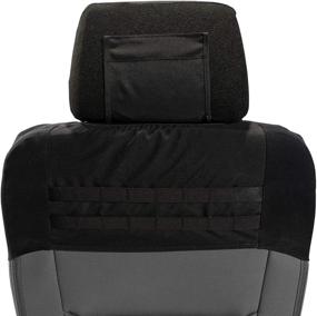 img 3 attached to 🚗 Carhartt Universal Low Back Seat Cover Review: Black Single Seat Protector