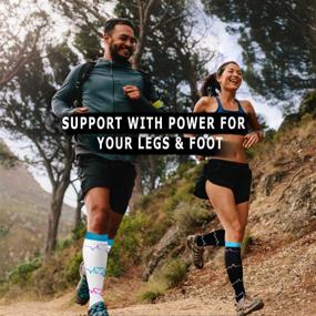 img 1 attached to 🧦 20-30mmHg Compression Socks for Women and Men - Improve Circulation, Running, Nursing, Hiking, Pregnancy, Sports, and Travel