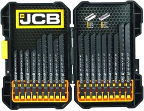 img 3 attached to Versatile JCB Tools 18 Piece Jigsaw Blades for Wood, Metal, Laminate & Plastic Cutting - Compatible with Multiple Brands, Includes Storage Case