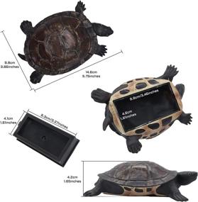 img 1 attached to Turtle Garden Decoration Outdoor 3 8×5 7×1 6