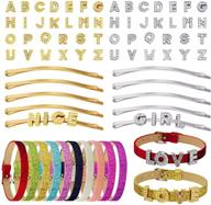 rhinestone rhinestones alphabet wristbands barrettes logo