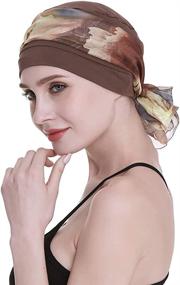 img 1 attached to FocusCare Turbans Alopecia Patients Headwear Outdoor Recreation for Hiking & Outdoor Recreation Clothing