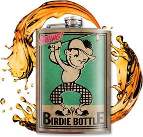 img 4 attached to 🏌️ Ultimate Golfing Accessory: The Birdie Bottle Golf Fathers Flask