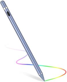 img 4 attached to 🖊️ Touch Screen Stylus Pen, Digital Active Pencil with Fine Point for iPhone, iPad, and Tablets (Blue)
