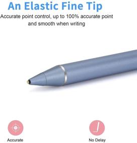 img 2 attached to 🖊️ Touch Screen Stylus Pen, Digital Active Pencil with Fine Point for iPhone, iPad, and Tablets (Blue)