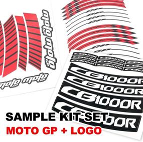 img 1 attached to Наклейки MC Motoparts Stripe 2019 2020