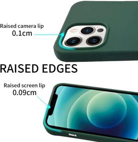 img 1 attached to 📱 Чехол для iPhone 12/12 Pro Dark Green EURCRBU: плечевой ремень и регулируемое ошейниковое оголовье, защита от ударов - версия 2020, 6,1 дюйма