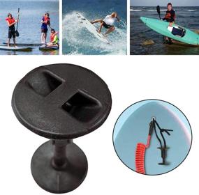 img 1 attached to 🏄 Nylon Surfing Safety Foot Buckle - Convenient Installation Boat Surf Leash Plug Leg Rope for Surfboards
