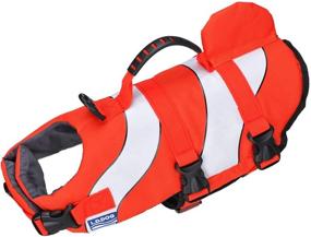 img 4 attached to 🐶 SONGWAY Dog Life Jacket – Pet Floatation Life Vest with Handle for Water Safety, Ideal for Beach, Pool, and Boating