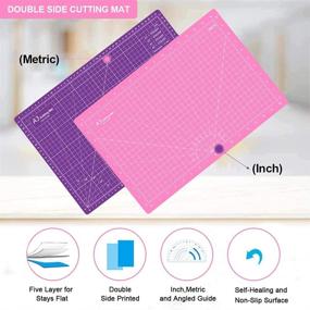 img 1 attached to 🔪 Headley Tools 12x18 Inch Self Healing Cutting Mat: The Ultimate Craft Cutting Mat for Quilting, Sewing, and Scrapbooking Projects!