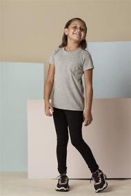 img 2 attached to ❤️ Adorable VIDA Cotton Girls Heart-Shaped Crewneck Tee: Comfortable and Stylish for Your Little Princess