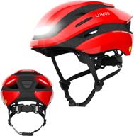 🚲 lumos ultra smart helmet – bicycle helmet with front and rear led lights, turn signals, brake lights, bluetooth connectivity – for men and women, adult size logo