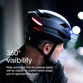 img 2 attached to 🚲 Lumos Ultra Smart Helmet – Bicycle Helmet with Front and Rear LED Lights, Turn Signals, Brake Lights, Bluetooth Connectivity – For Men and Women, Adult Size