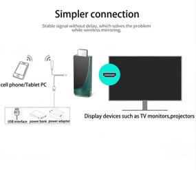 img 1 attached to 📶 D7 5G Wireless HDMI Display Dongle Adapter/Receiver: Full HD 1080P WiFi Screen Mirroring for iPhone/Android, Mac & Windows Devices on HDTV/Projector/Monitor