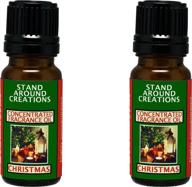 🎄 2-pack christmas concentrated fragrance oil: orange spice & pine notes with natural essential oils - (.33 fl.oz) логотип