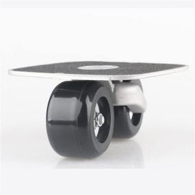 img 3 attached to 🌈 JINCAO Black Portable Roller Road Drift Plate Skates: Enhanced Performance with Anti-Slip Board, Lightweight Aluminum Truck, and ABEC-7 608 Bearings