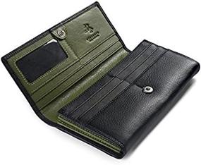 img 2 attached to 👛 High-Quality Leather Wallet Clutch by Visconti