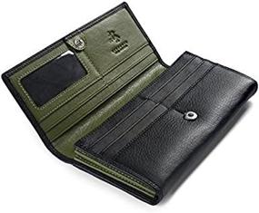 img 4 attached to 👛 High-Quality Leather Wallet Clutch by Visconti
