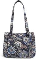 👜 stylish & sustainable: vera bradley multi compartment shoulder camo women's handbags & wallets in satchels - crafted from recycled materials logo
