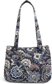 img 4 attached to 👜 Stylish & Sustainable: Vera Bradley Multi Compartment Shoulder Camo Women's Handbags & Wallets in Satchels - Crafted from Recycled Materials