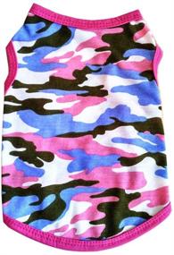 img 1 attached to Alroman Dog Shirts: Stylish Camo Vest & Beachwear for Small Dogs