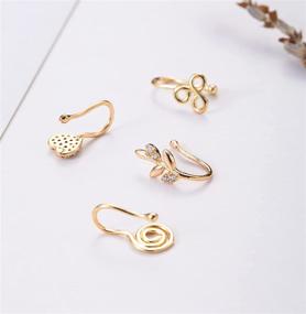 img 1 attached to REVOLIA 12Pcs Rings Women Piercing Women's Jewelry