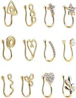 revolia 12pcs rings women piercing women's jewelry logo