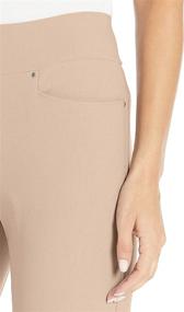 img 2 attached to Streamlined Control: PGA TOUR Women's Pull-on Golf Pant with Tummy Control