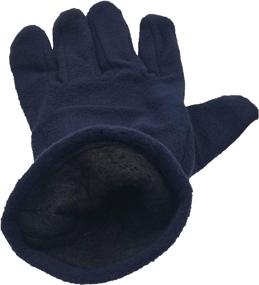 img 2 attached to 🧤 Stay Warm in Style with Unisex Assorted Winter Fleece Gloves