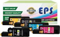 🖨️ dell 1250c 1350cnw 1355cn high yield value pack toner cartridges - eps compatible (2 black, 1 cyan, 1 yellow, 1 magenta) logo