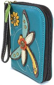 img 1 attached to Brown Chala Women's Zip Around Wallet - Handbags & Wallets