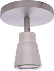 img 1 attached to WAC Lighting Solo LED 💡 Monopoint, 1 Light, Brushed Nickel - TK-180501-30-BN