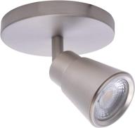 wac lighting solo led 💡 monopoint, 1 light, brushed nickel - tk-180501-30-bn логотип