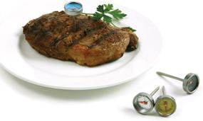 img 1 attached to Norpro Mini Steak Thermometers Set