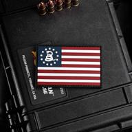 flag tread rubber morale patch logo