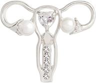 🌸 uterus brooch with delicate pearls – ideal for nurses, doctors, medical students, and chemistry graduates logo
