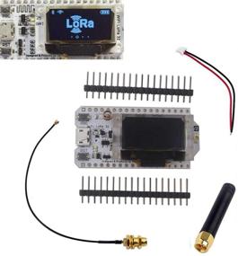 img 4 attached to 📡 Geekstory ESP32 SX1276 915MHz LORA 0,96 "OLED дисплей модуль LoRa-трансивера с Wi-Fi и Bluetooth для Arduino LoraWan IOT Интернет