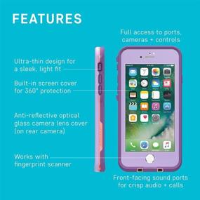 img 1 attached to 📱 Lifeproof FRĒ SERIES Waterproof Case for iPhone SE (2nd gen - 2020) and iPhone 8/7 (NOT PLUS) - BANZAI Edition